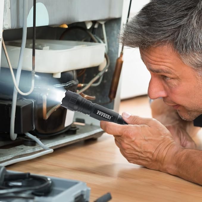 Feyachi LED Flashlights Rechargeable Tactical Flashlight 1200 Lumen FL21-MB Flash Light Waterproof Emergency Camping Home Hiking