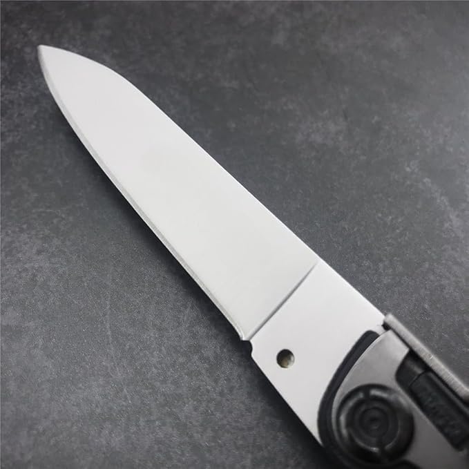 7.8" Folding Knife 440C Stainless Steel Blade ABS Handle Pocket Knife Outdoor Portable Knives Camping EDC Hiking Fishing Tools