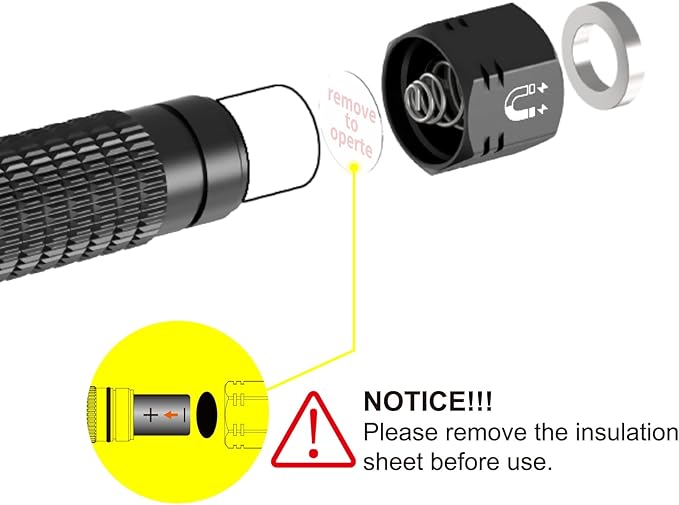 NICRON Rechargeable Flashlights Right Angle 90 Degree B74pro,1000 High Lumens Magnetic for Handfree,IP65 Waterproof Compatiable with AA Battery for Hiking Outdoor Camping Work Emergency.