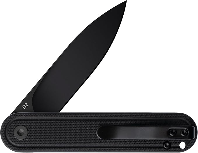 G040 Pocket Knife, 2.75'' D2 Steel Blade G10 handle, Small EDC Knife with Pocket Clip for Men Women, 2.1oz