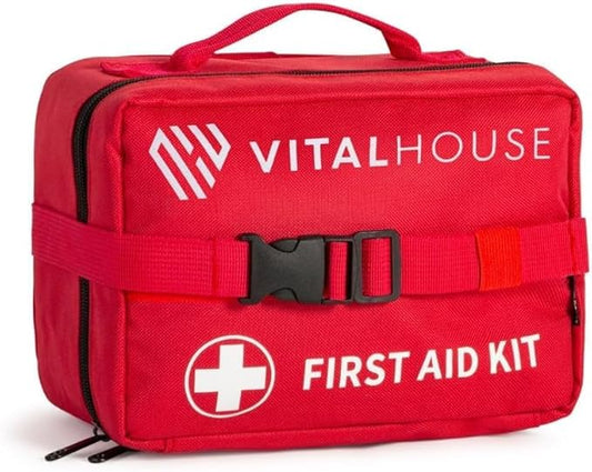 346 Piece First Aid Kit Survival - Professional Waterproof Trauma Medical Kit for Emergency, Ideal for Home, Office, Car, Travel, Outdoor, Camping, Hiking - Portable Emergency Supplies Bag