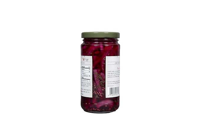 Jeff's Garden Pickled Onion Pack, Pickled Red Onion & Spicy Pickled Onion | Gluten Free | 12 Fluid Ounce Jar (Pack of 2)