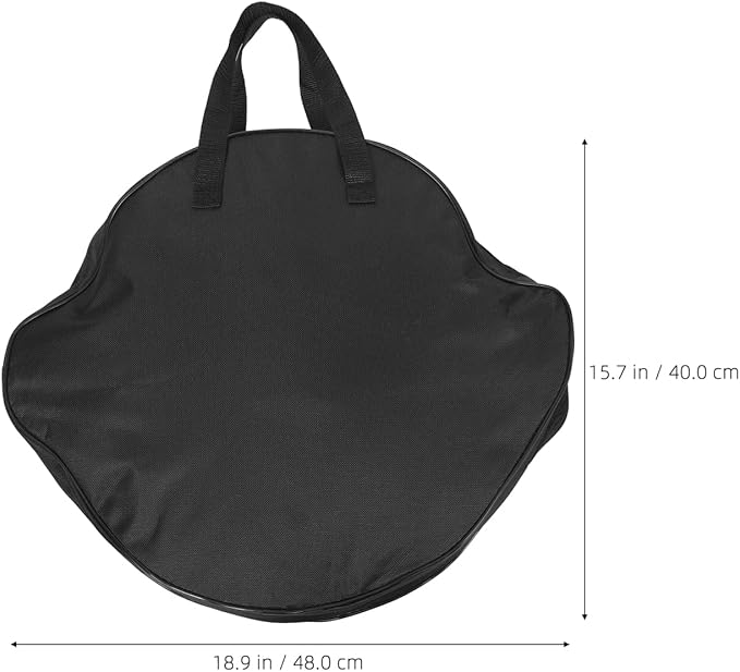 Cast Iron Skillet Storage Bag Portable Barbecue Pan Pouch for Outdoor Camping Oxford Cloth Large Capacity Design Fits Skillets
