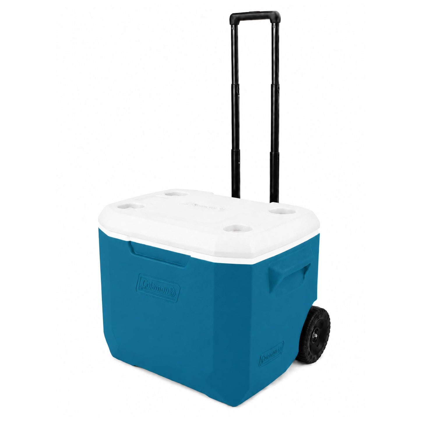 Coleman 60qt Rolling Cooler with Wheels, Insulated Portable Wheeled Chiller with Ice Retention
