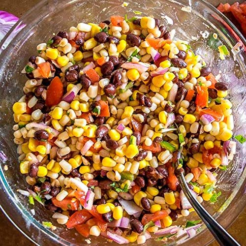 1000 SPRINGS MILL - Organic Black Beans | Used for Soups, Salads, Chili, Dips or Various Breakfast Dishes | Bulk Dry Black Beans | Resealable Bag | Vegan Friendly | 16oz (Pack of 4)