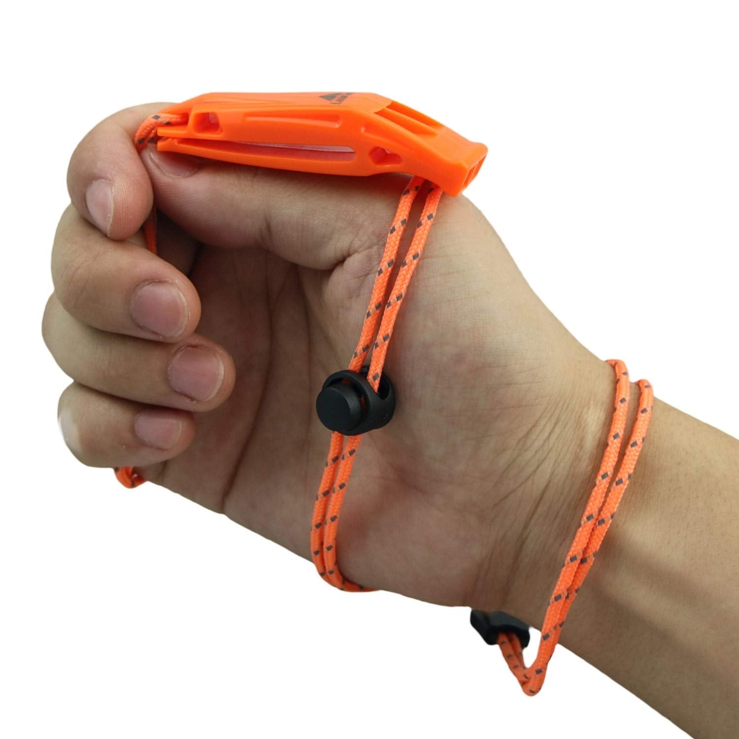 LuxoGear Emergency Whistles with Lanyard Safety Whistle Survival Shrill Loud Blast for Kayak Life