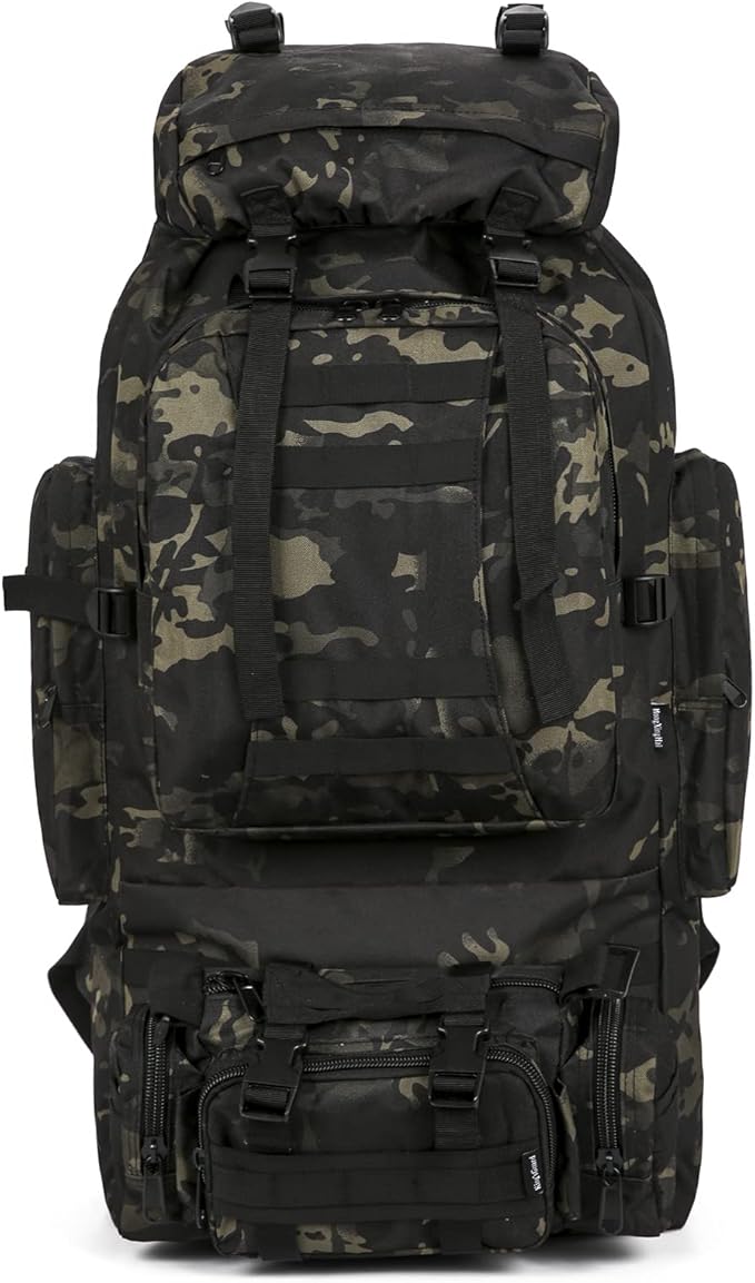 King'sGuard 100L Camping Hiking Backpack Molle Rucksack Military Camping Backpacking Daypack