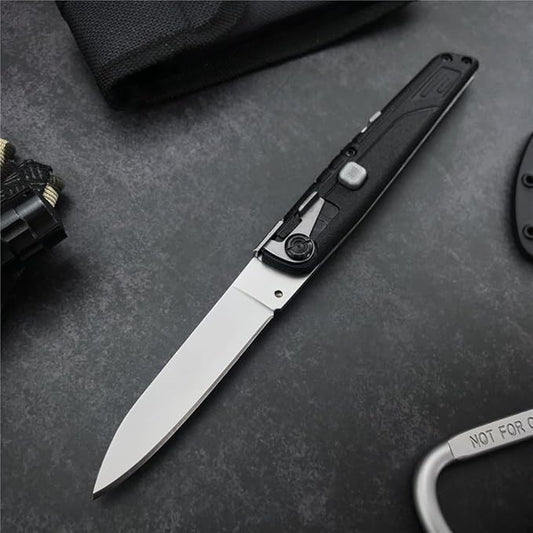 7.8" Folding Knife 440C Stainless Steel Blade ABS Handle Pocket Knife Outdoor Portable Knives Camping EDC Hiking Fishing Tools