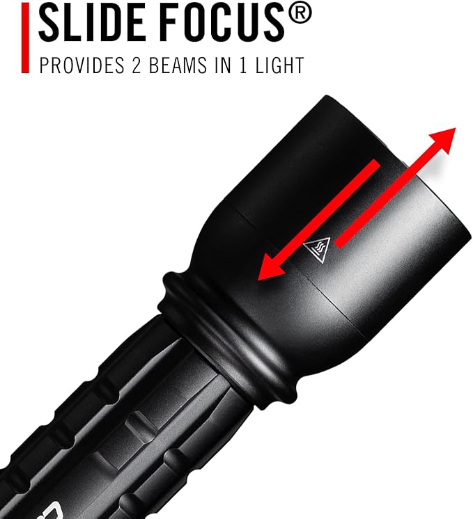 Coast XP14R 4500 Lumen USB-C Rechargeable LED Flashlight with Slide Focus®?¯and Pure Beam® Focusing Optic, 5 Light Modes