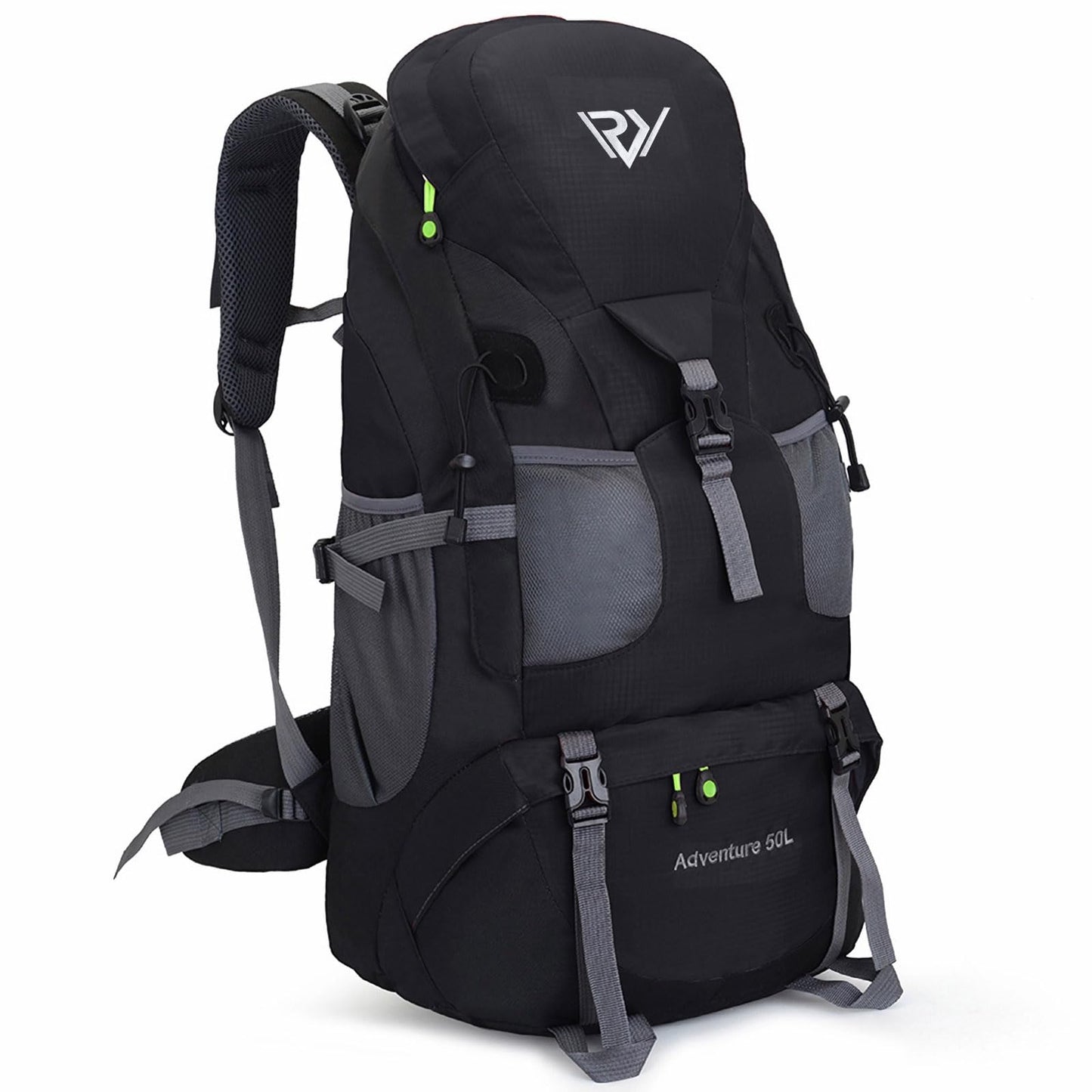 RuRu monkey 50L Hiking Backpack, Outdoor Camping Backpack, Travel Backpacking Backpack for Women Men
