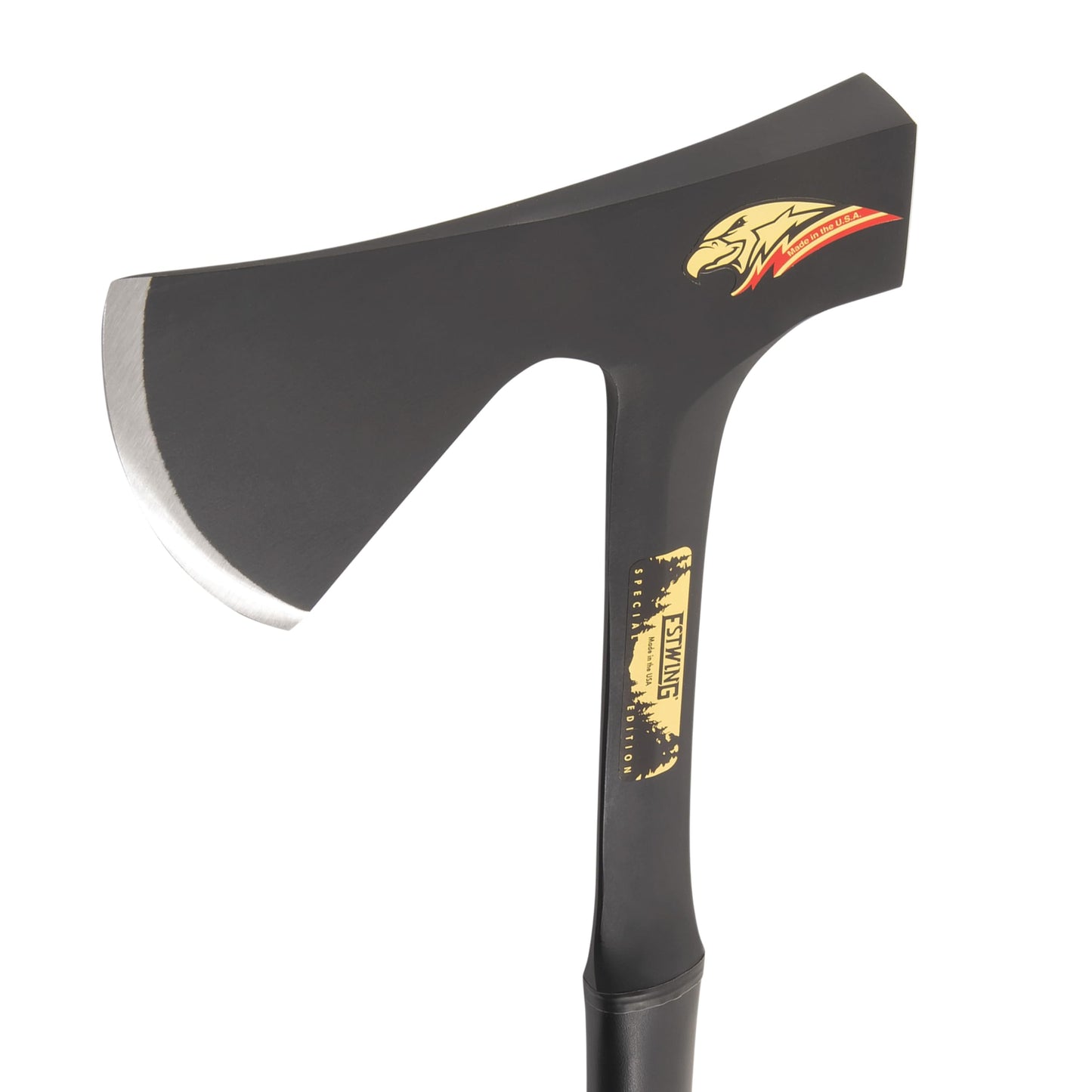 ESTWING Camper's Axe - 26" USA Made Special Edition Camping Ax with All Steel Construction & Shock