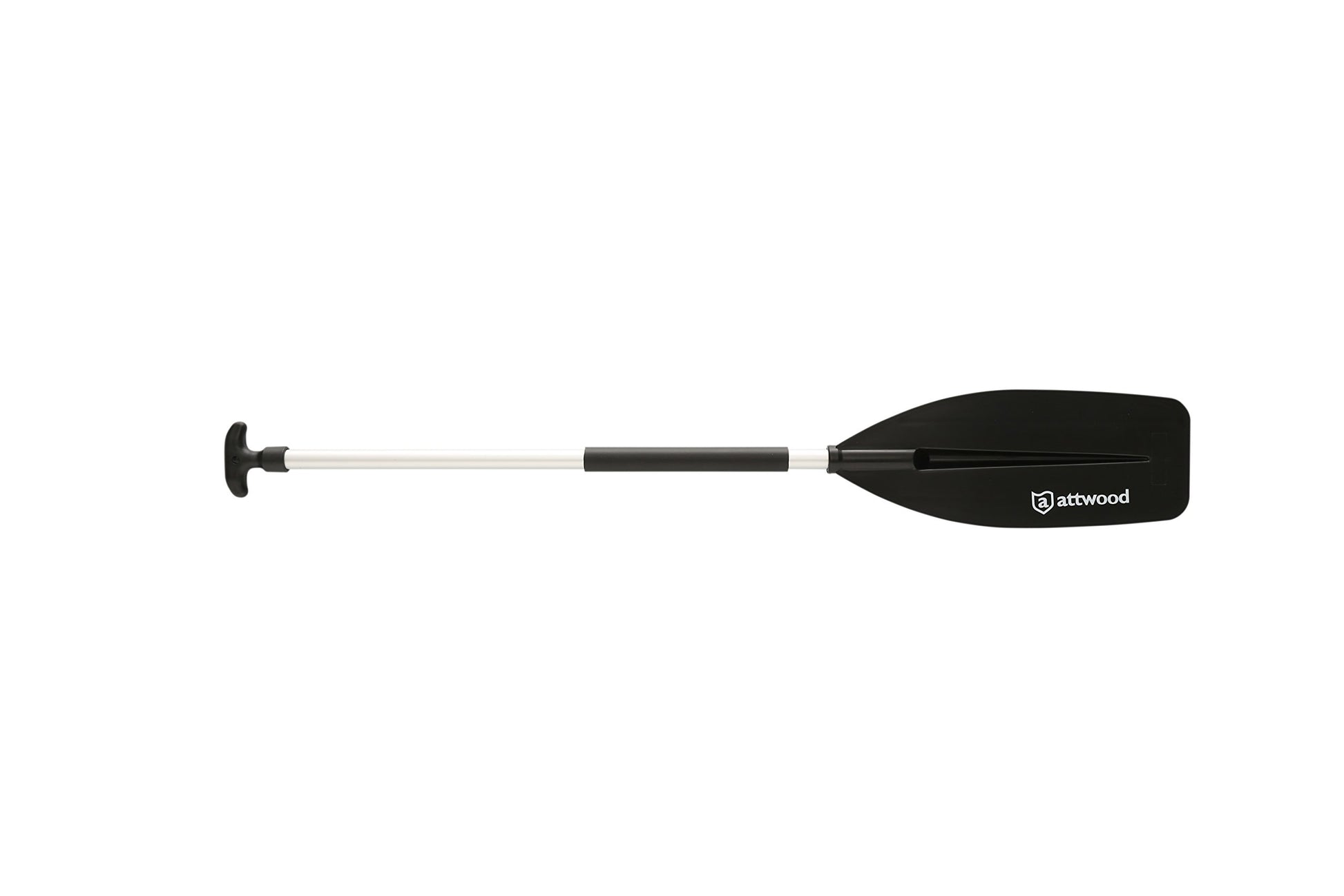 Attwood 4-Foot Aluminum Canoe Paddle, Heavy-Duty Marine Oar with Ergonomic Grip and Poly-Protective