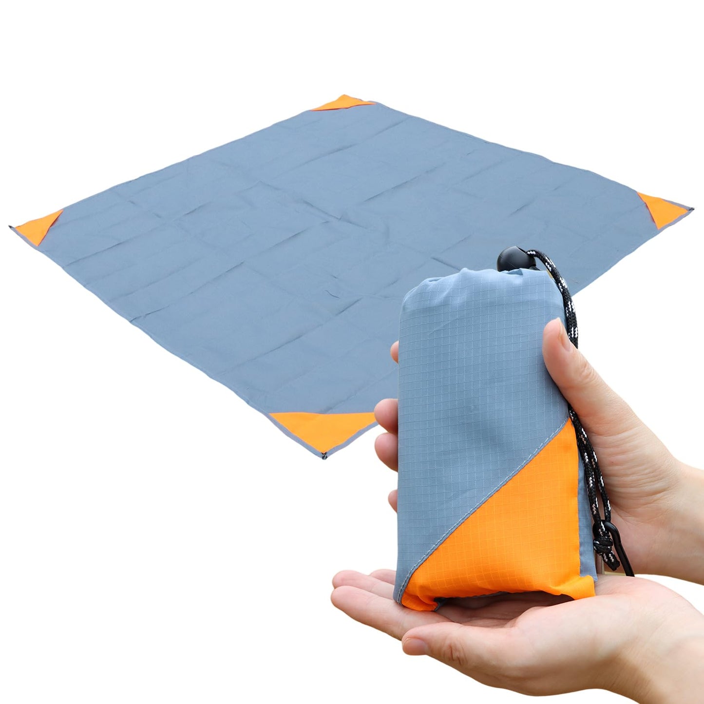 Orga'Neat Pocket Picnic Blanket, Compact Lightweight Tarp for Camping