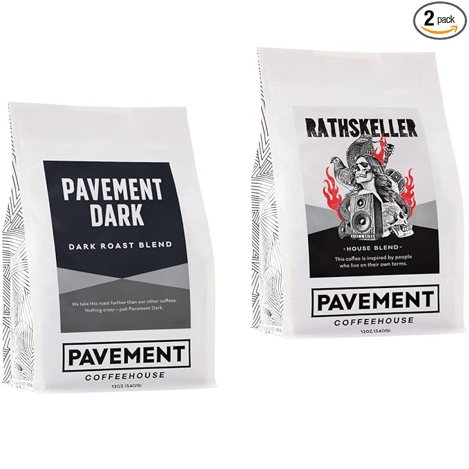Bean Box Boston Coffee Sampler, 2-Pack - Roasted by Pavement Coffeehouse, Gourmet Arabica Coffee, Variety Pack - Whole Bean