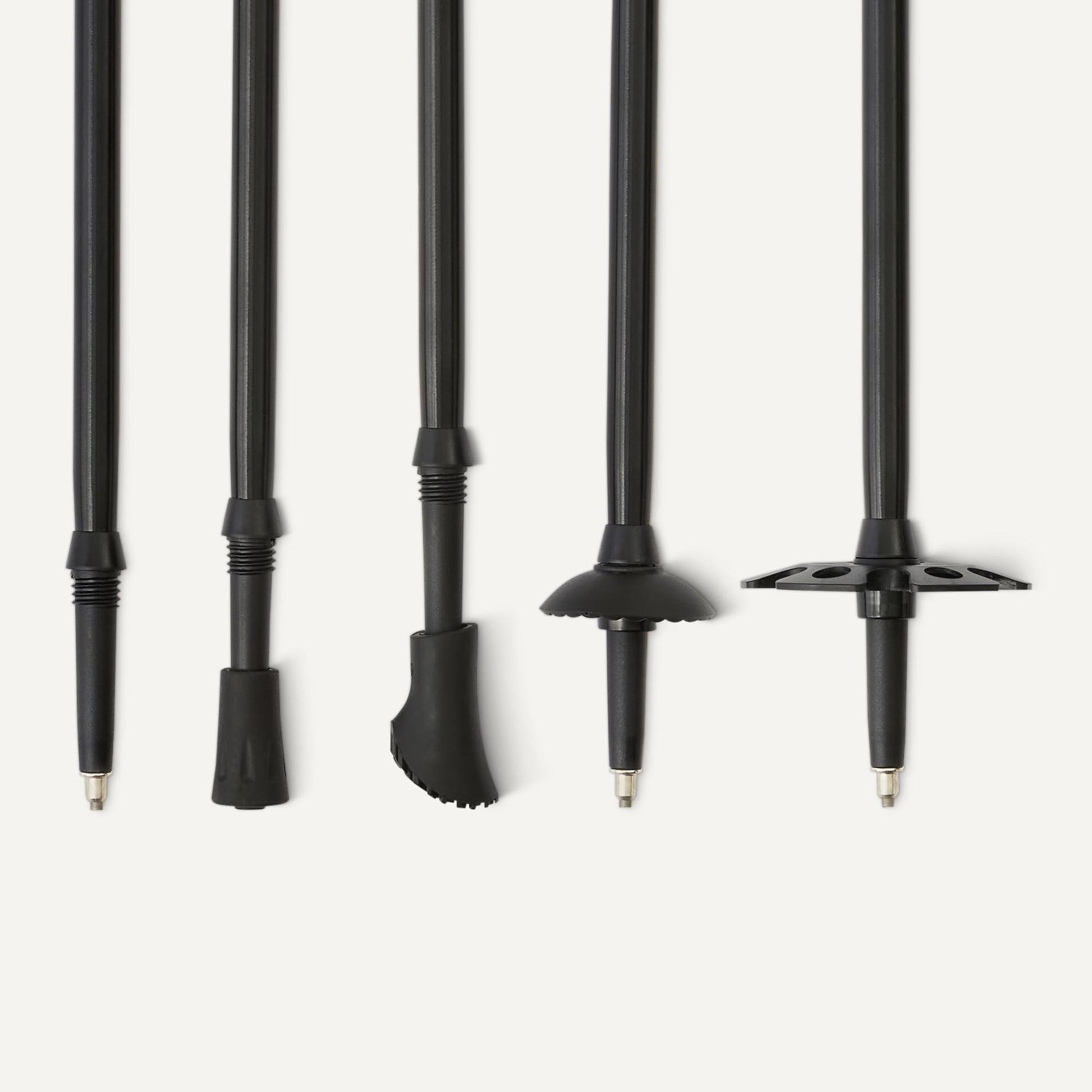 Amazon Basics Trekking Poles, Lightweight Collapsible Hiking Sticks with Quick Lock, EVA Grip &
