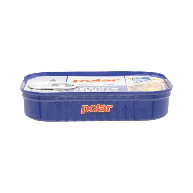 MW Polar Smoked Brisling Sardines in Spring Water, 3.52 oz Can, Wild Caught (Pack of 12)