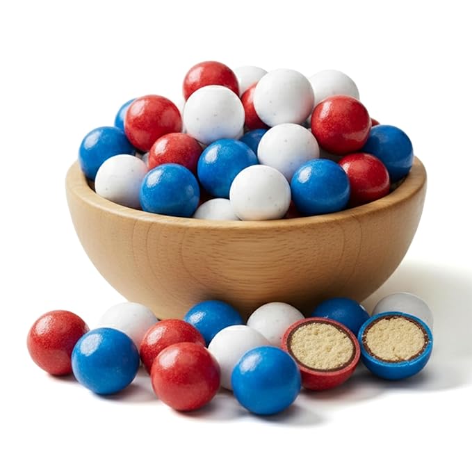 NY Spice Shop American Chocolate Malt Balls Party Decorations - 8 Ounce Malted Milk Balls Candy Birthday Gifts - Chocolate Malted Milk Ball - Dark Chocolate Malt Ball Holiday Snacks