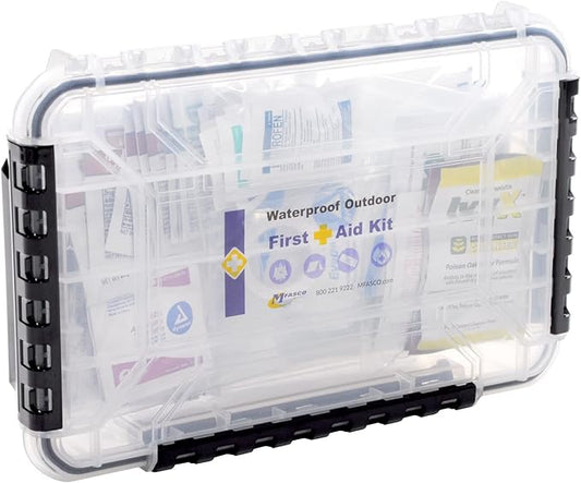 Waterproof First Aid Kit 93 Piece by MFASCO Flambeau Case