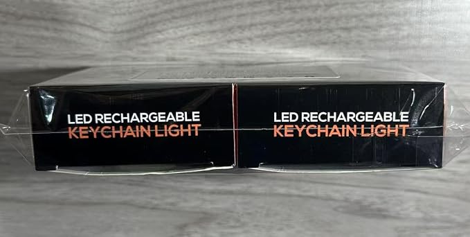 MAKDAK 2PC Keychain Flashlight Rechargeable Cob Keychain Work Light 7 Modes 1600Lumen High Lumen Flashlights for Emergencies,EDC