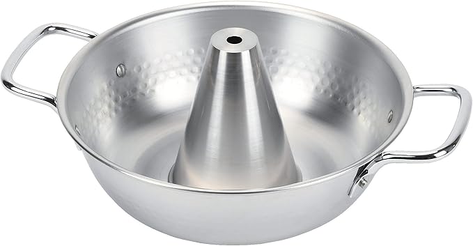 Pearl Metal Warakuan HB-5968 Stainless Steel Shabu-shabu Pot, 8.3 inches (21 cm), Made in Japan, Gas Fire Only