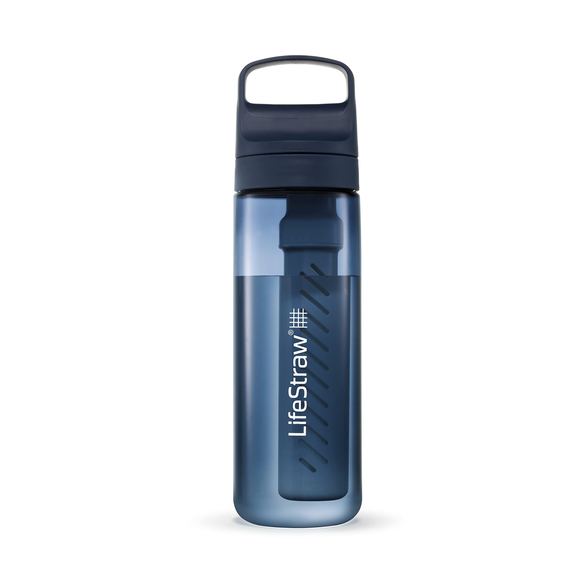 LifeStraw Go Series Water Filter Bottle - BPA-Free, Removes Bacteria, Parasites, Microplastics