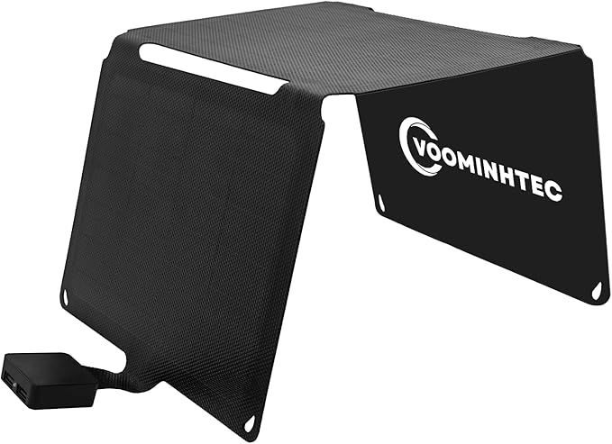 20W Portable Foldable ETFE Solar Panel Charger 5V USB-A*2 Lightweight IP67 Waterproof for Phone Power Bank Tablet Hiking Camping Backpacking