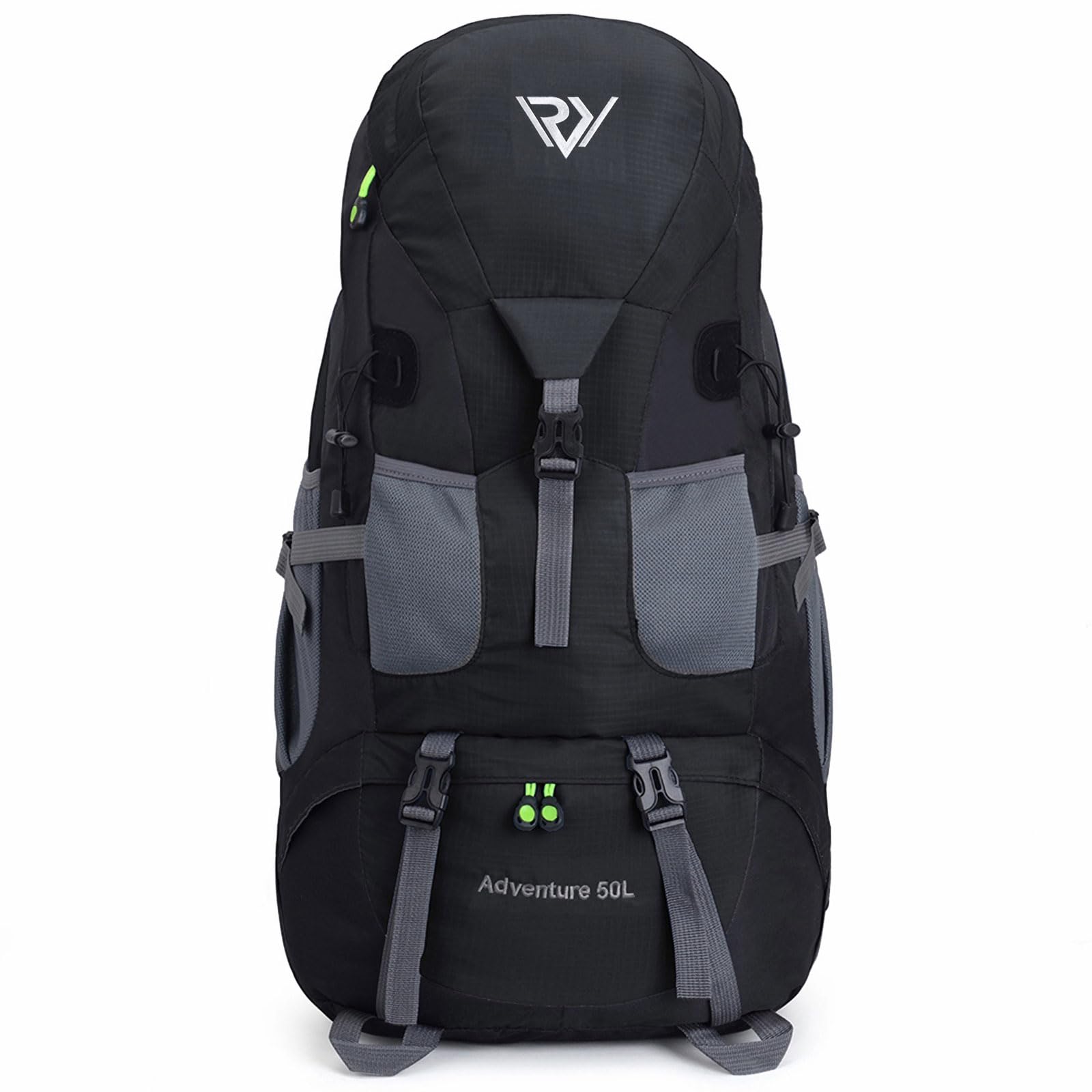 RuRu monkey 50L Hiking Backpack, Outdoor Camping Backpack, Travel Backpacking Backpack for Women Men