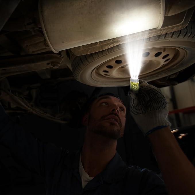 Retisee 48 Pcs Hand Crank Flashlight No Battery Required Torch Light Manual Press Flashlight 3 LED Squeeze Torch Light for Shoeboxes Camping Hiking(Green, Blue, Yellow, Gray)