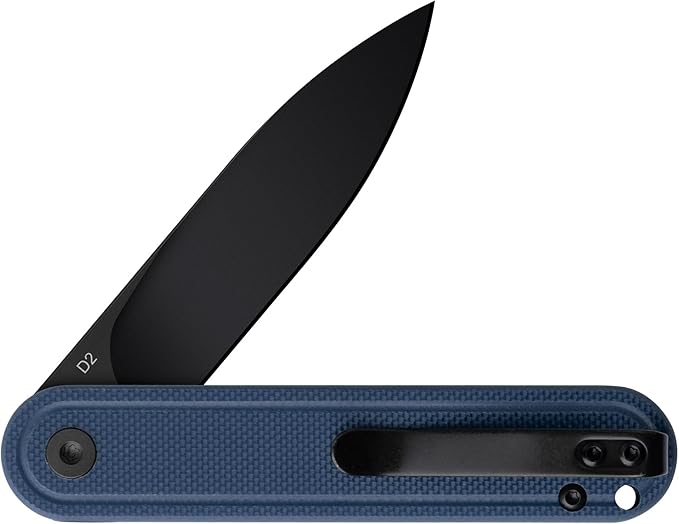 G040 Pocket Knife, 2.75'' D2 Steel Blade G10 handle, Small EDC Knife with Pocket Clip for Men Women, 2.1oz