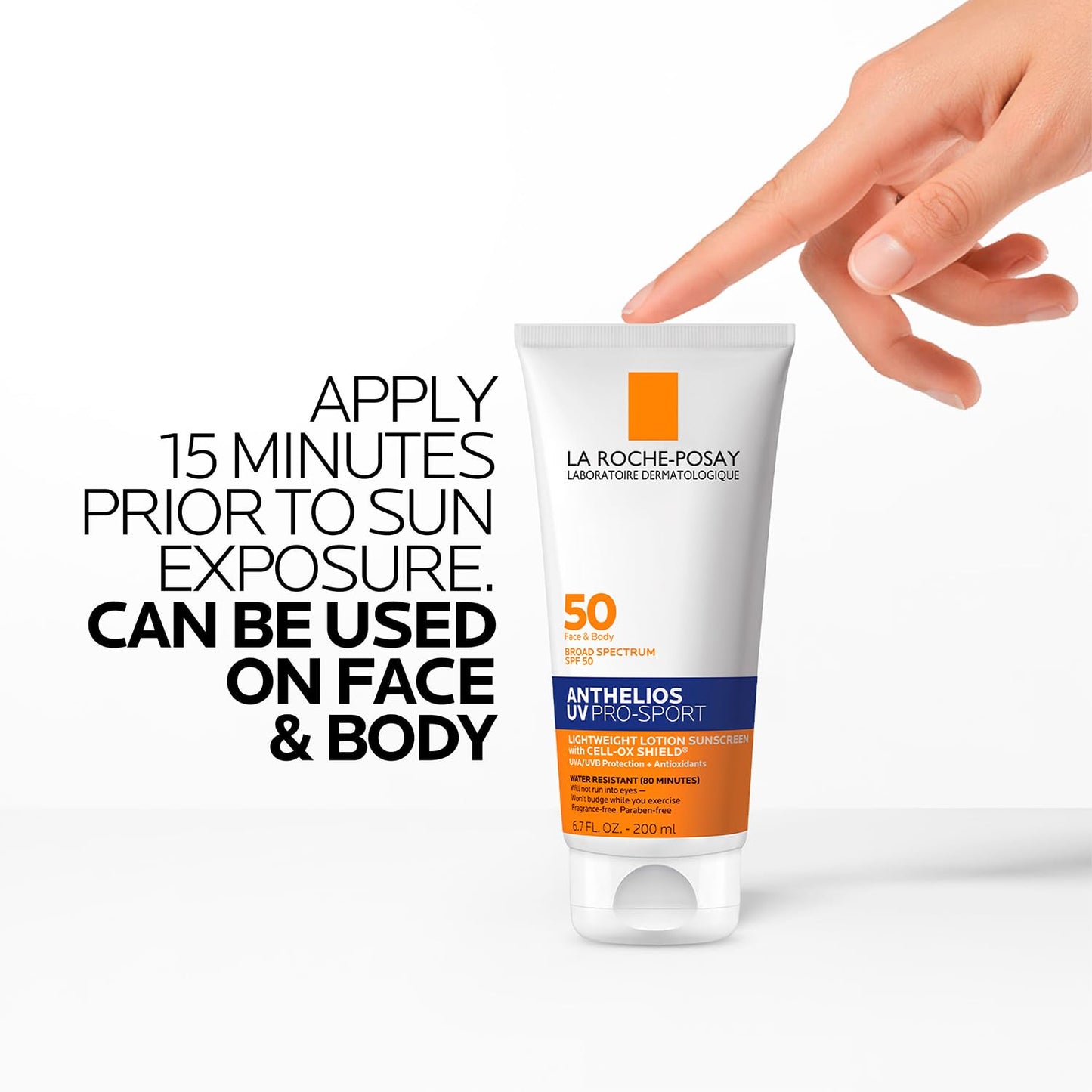 La Roche-Posay Anthelios UV Pro-Sport SPF 50 Face & Body Sunscreen 6.7oz