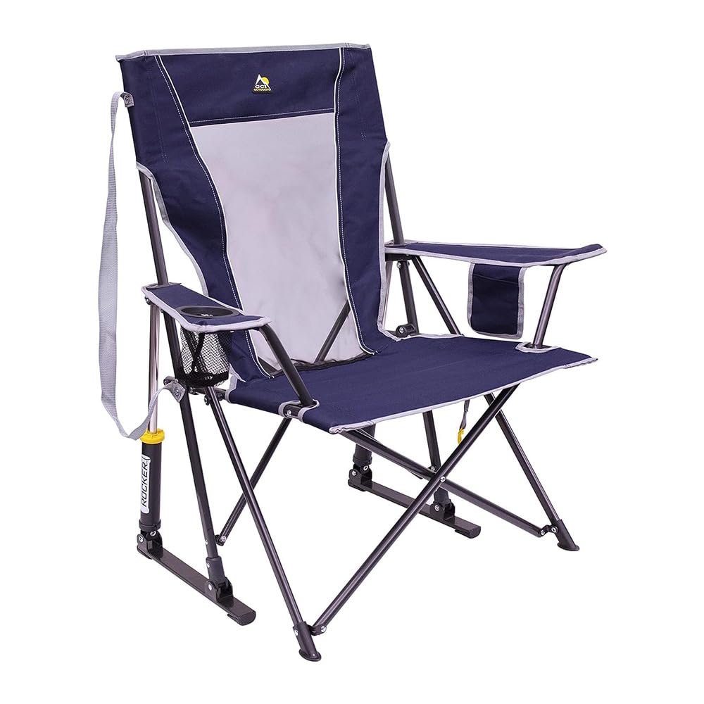 GCI Outdoor Comfort Pro Rocker Camping Chair - Indigo Blue