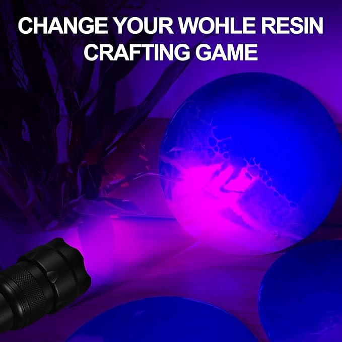 ULTRAFIRE Black Light UV Flashlight, Super Power UV 395-405 nm LED WF-502B Blacklight Flashlights for Leak Detector, Pet Urine Stain, Bed Bug Not Included Batteries