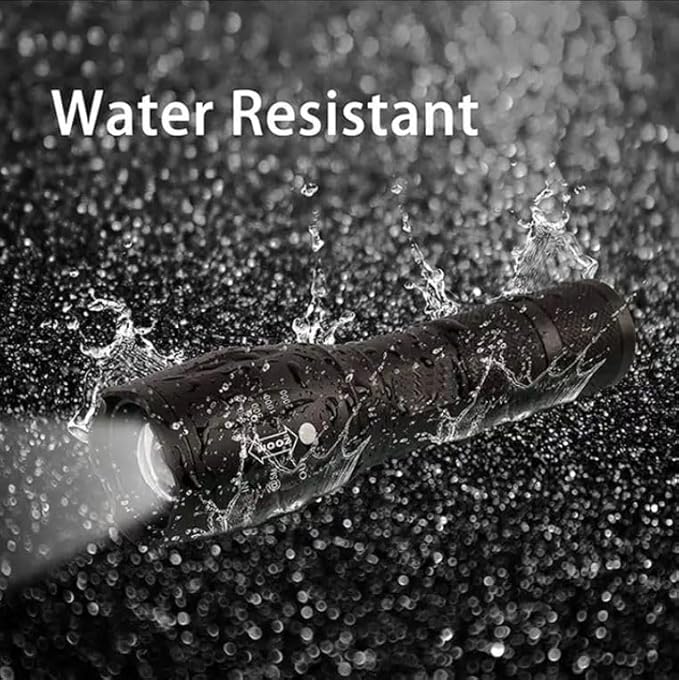 VTech Tactical 2pack LED Flashlight High Lumens - Mini Flashlights for Camping, Hiking, Walking - Powerful Emergency Flashlights with 5 Modes for Outdoor Use - Bright Flashlight with Zoomable Beam