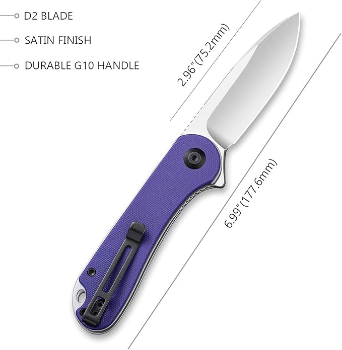 CIVIVI Elementum Pocket Knife C907V (Purple)