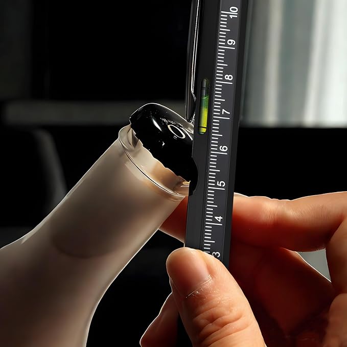 Christmas Gifts Stocking Stuffers for Men,Multitool Pen 9 in 1 Innovative Gift for Men,with LED Light,Ruler, Stylus,Bubble Level,Screwdrivers,Unique Gifts Gadgets for Him,Boyfriend,Husband