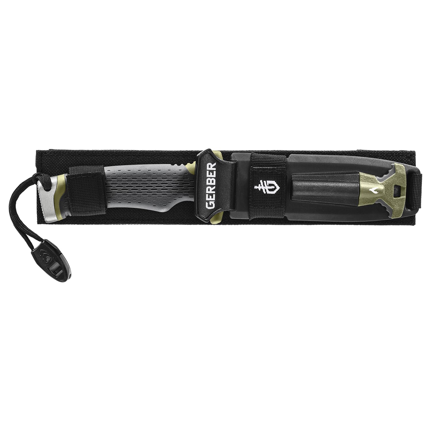 Gerber Ultimate Fixed Blade Knife w/Sheath, Knife Sharpener, Ferro Rod