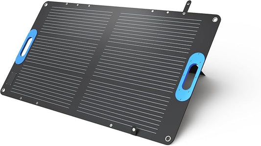 100W Portable Solar Panel, Foldable Backpacking Solar Charger with 23% High Efficiency, USB-C & Dual USB Ports, IP67 Waterproof, Lightweight & Durable for Camping,RV, Power Stations, Phones, Laptops