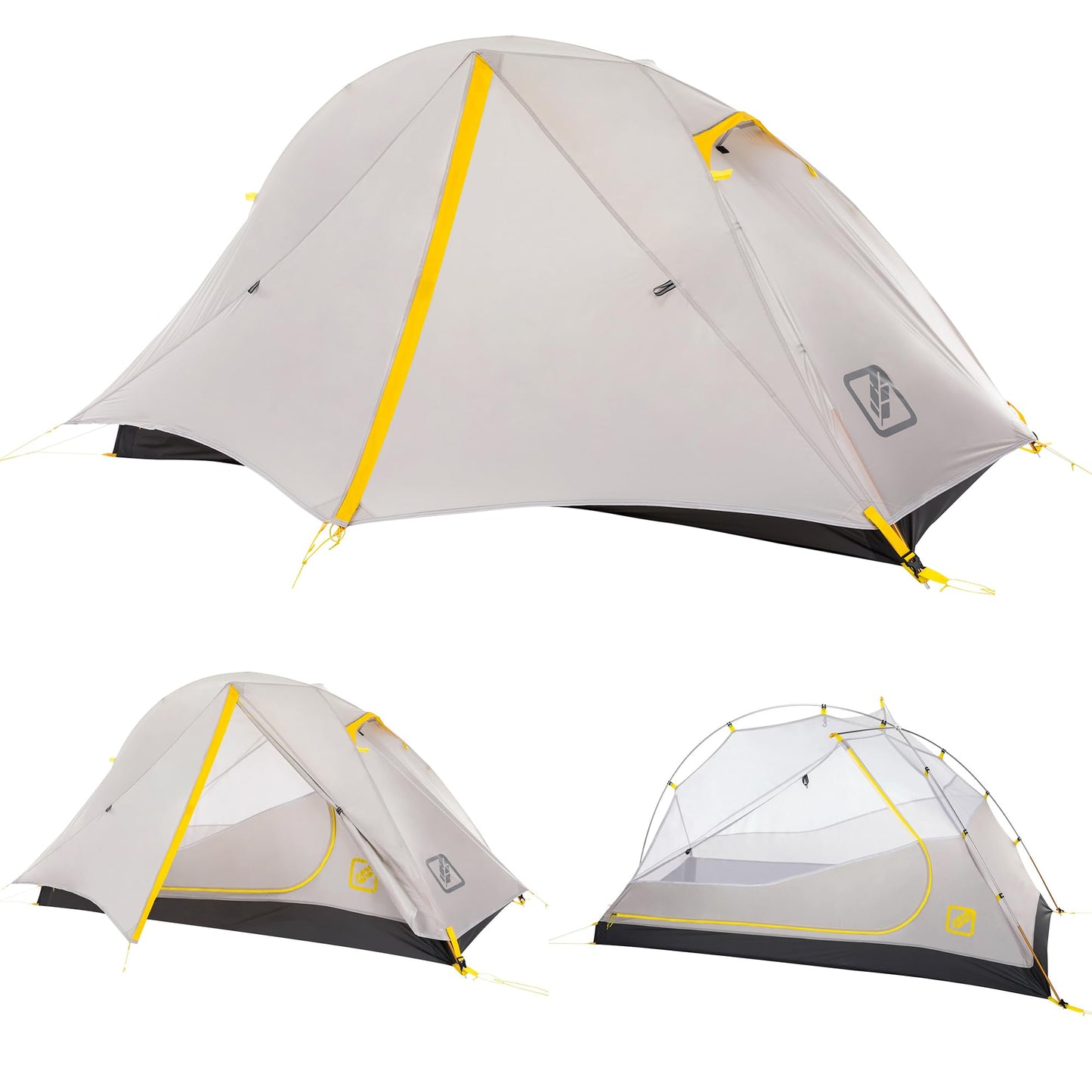Featherstone UL Obsidian 1 Person Backpacking Tent Lightweight, 3-Season, Waterproof for Camping