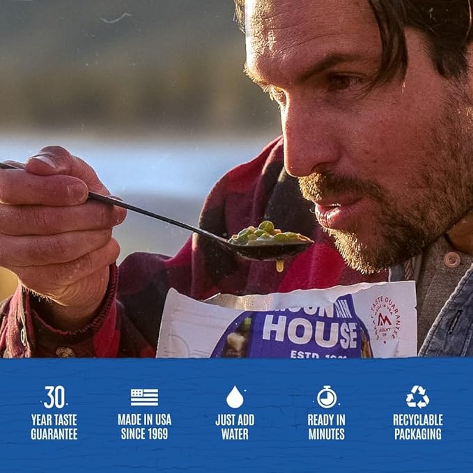 Mountain House Chili Mac with Beef | Freeze Dried Backpacking & Camping Food | 6-Pack