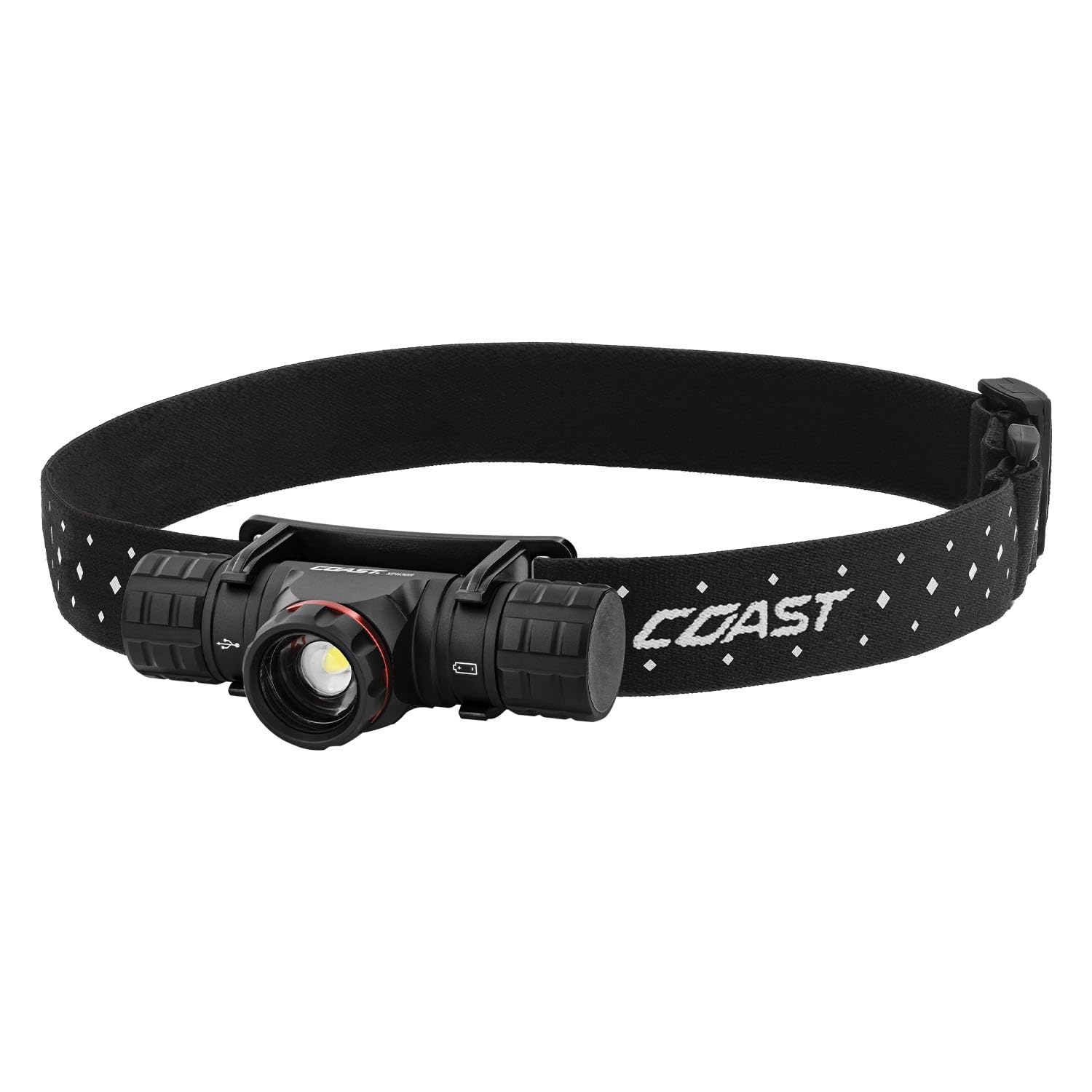 Coast XPH30R 1200 Lumen USB-C Rechargeable Dual Power Headlamp with Twist Focus Beam and Magnetic