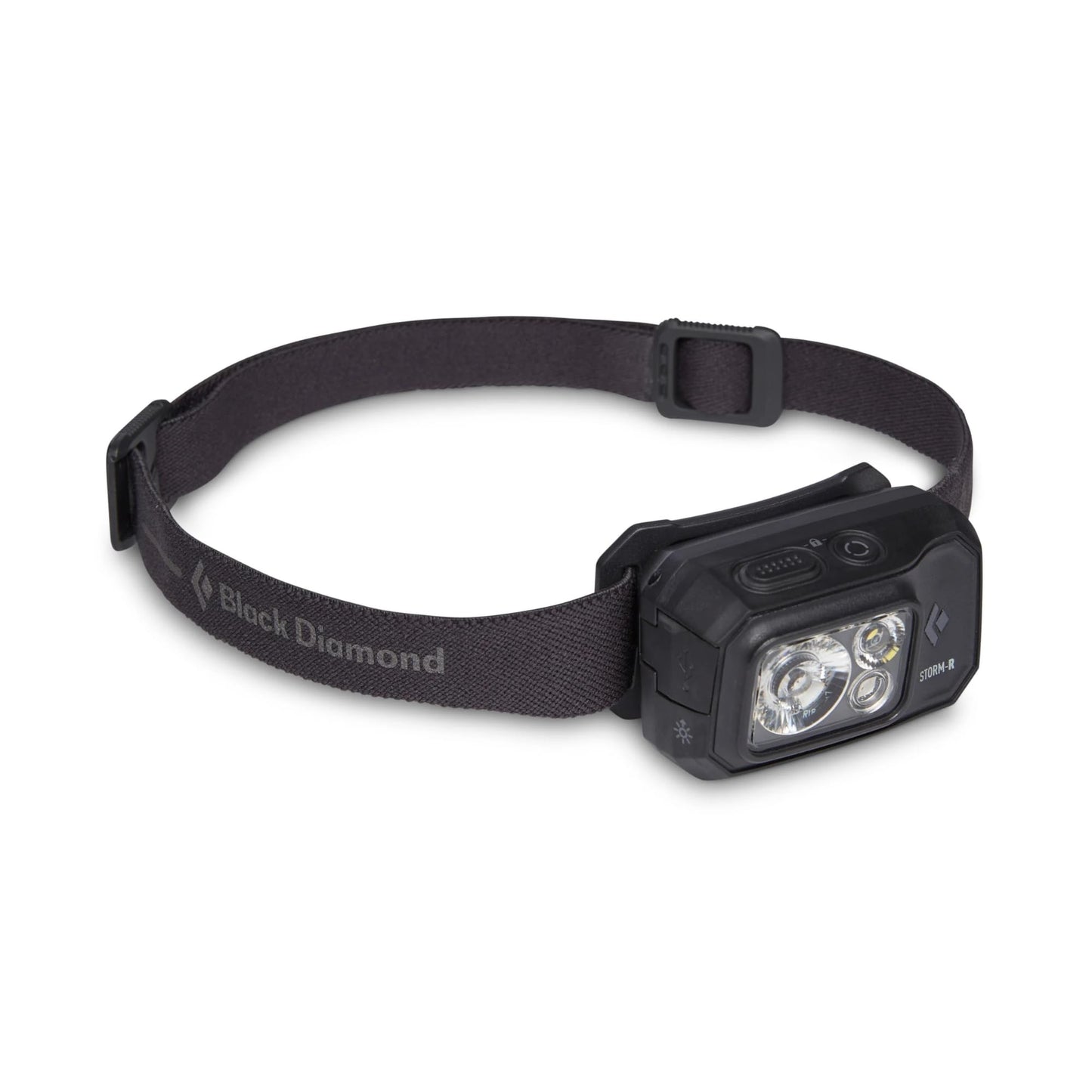 BLACK DIAMOND Storm 500-R Headlamp, Rechargeable, Dimmable Bright, BD Black