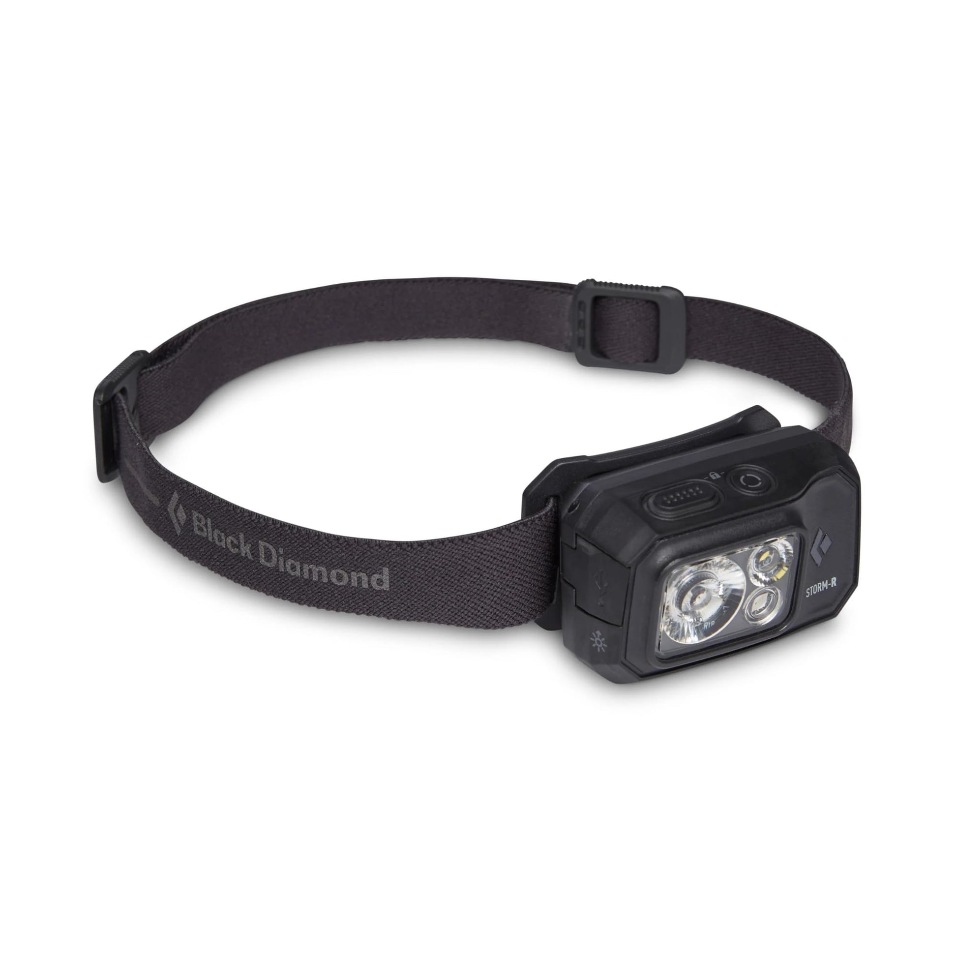 BLACK DIAMOND Storm 500-R Headlamp, Rechargeable, Dimmable Bright, BD Black