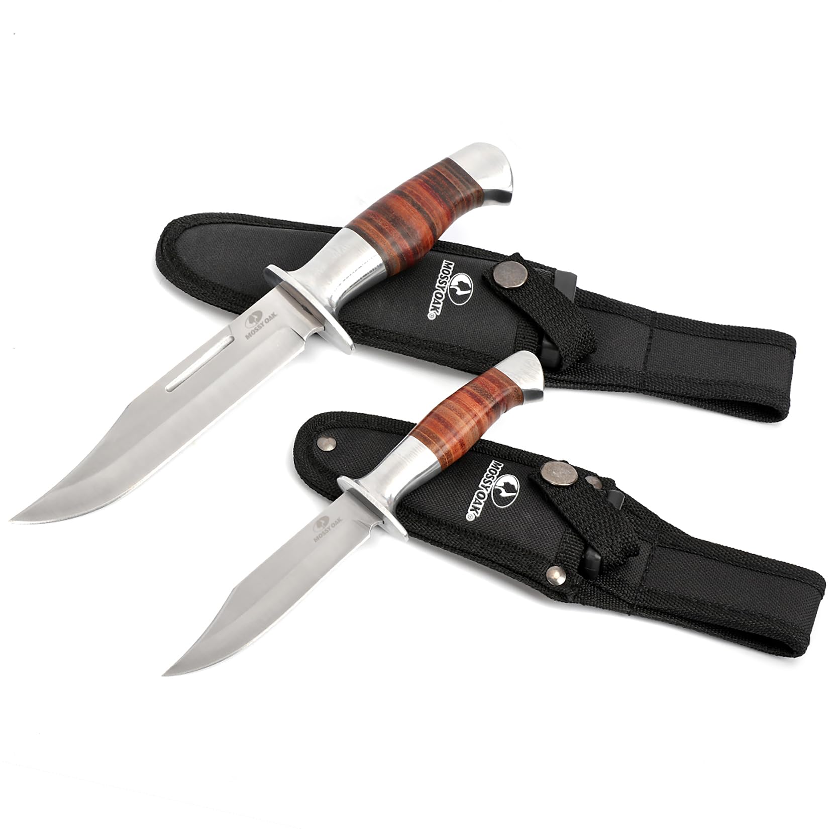 Mossy Oak 2-piece Fixed Blade Bowie Knife Set