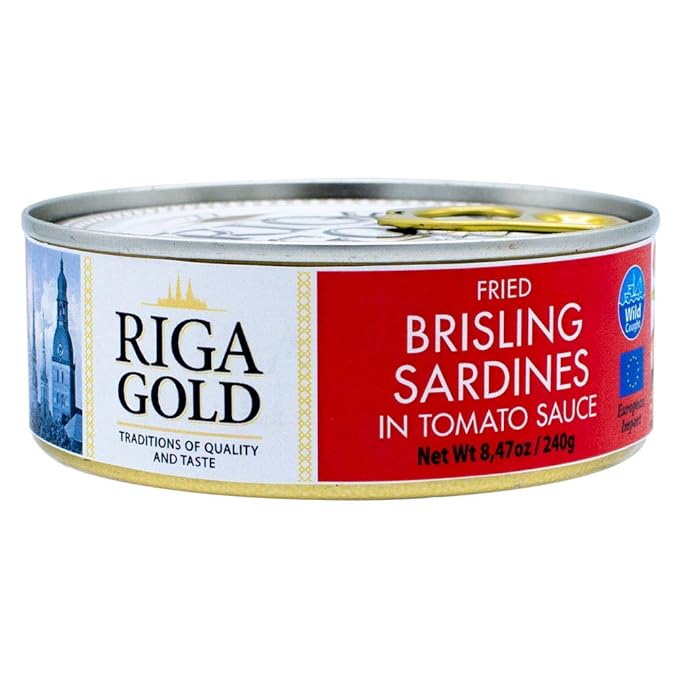 MW Polar Fried Brisling Sardines In Tomato Sauce, 8.47 Oz (Pack of 1)