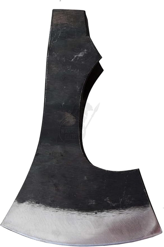 Viking Style Tomahawk Axe - Black, High Carbon Steel, 6.5" Overall Length, 4.3" Blade Length, 1" Width, 0.424kg