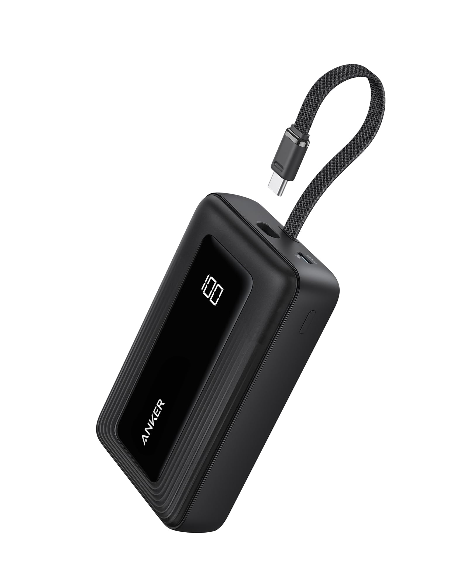Anker Zolo Power Bank,20,000mAh 30W Portable Charger with Built-in USB-C