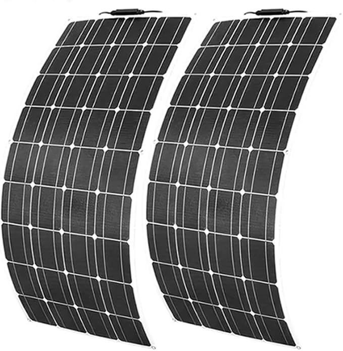 800 Watt Solar Panel, with 40A Charge Controller 2 × 400 Watt Flexible Monocrystalline Solar Panel for 12-24V Battery Charging Car Battery Camper RV Boat
