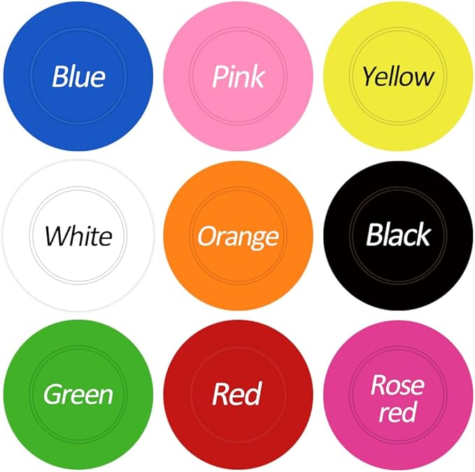 100 Custom Plastic Poker Chips, Print with Personalized Text, for Texas Hold'em Poker, Card Club or Late Night Poker Games