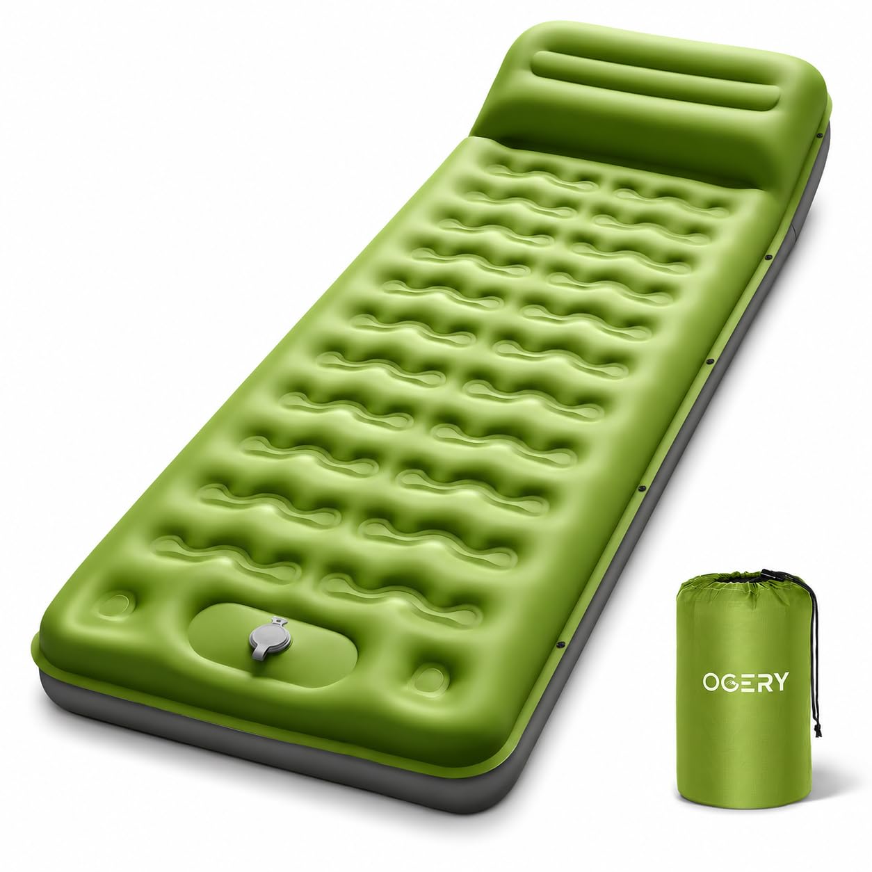 OGERY Sleeping Pad, Ultralight Inflating Camping Pad with 6" Extra-Thick