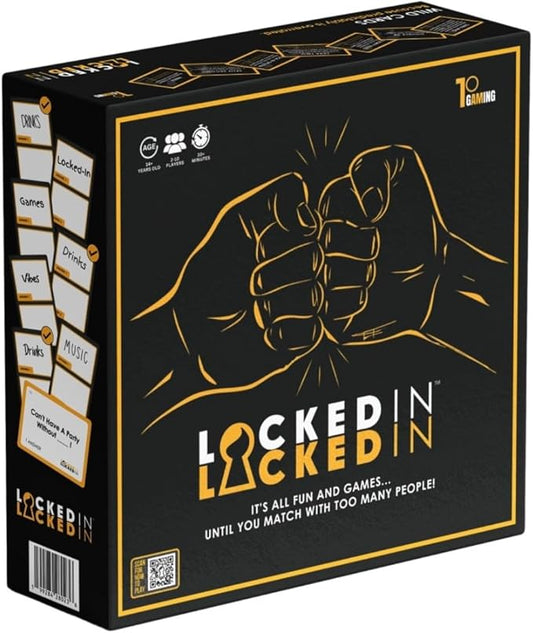 Locked-in: 400 Prompt Card Game ??Wildly Entertaining & Easy to Learn ??Adults, Teens & Kids ??2??0 Players ??Family Game Night, Party Game, Icebreaker & Gift